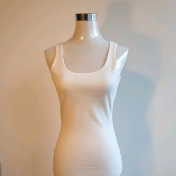 NWT Missguided white sleeveless midi dress, US size 4 - Picture 1 of 4